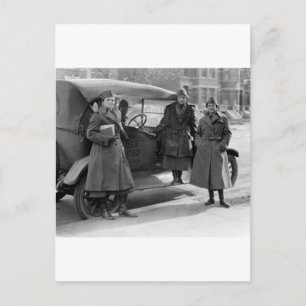 Cartão Postal Rádio feminina: 1919