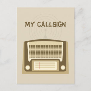Cartão Postal Rádio Ham