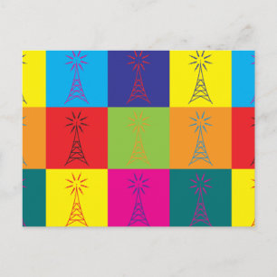 Cartão Postal Rádio Pop Art Amador