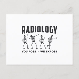 Cartão Postal Radiologia Que Você Pose Expormos Raio-X Tecnológi