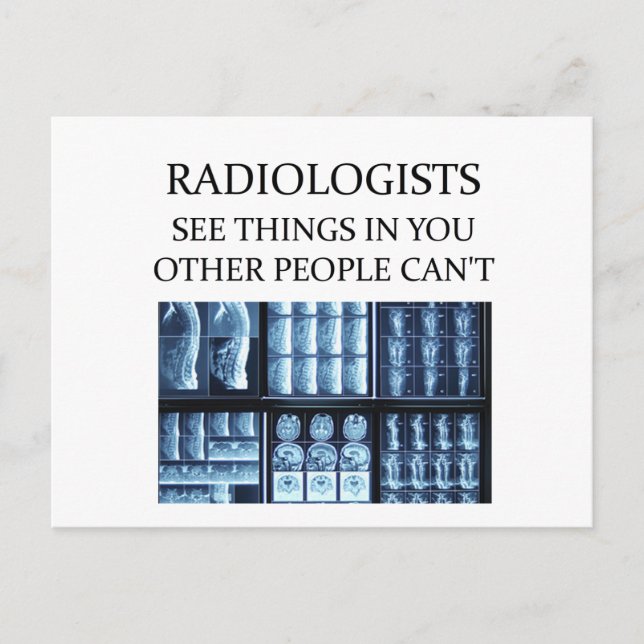 Cartão Postal Radiologia RADIOLOGisT (Frente)
