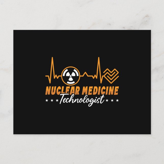 Cartão Postal Radiologia Tecnologia Nuclear Medicina Xray (Frente)
