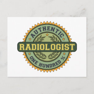 Cartão Postal Radiologista Autêntico