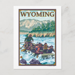 Cartão Postal Rafa de Água Branca - Wyoming