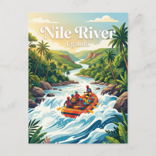 Cartão Postal Rafting no Rio Nilo, Jinja Uganda