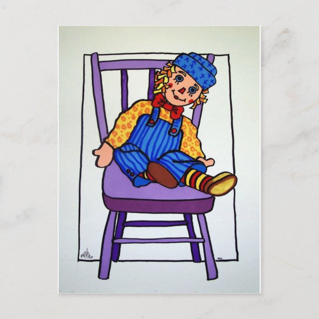 Cartão Postal Raggy Andy (Frente)