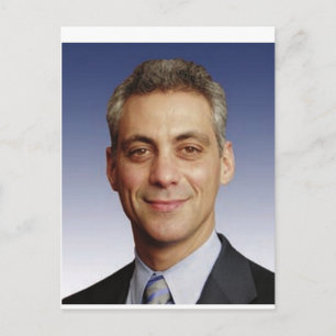 Cartão Postal Rahm Emanuel para Presidente da Câmara
