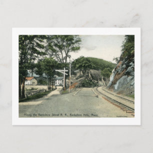 Cartão Postal Rail Road, Colinas de Berkshire, Massachusetts Vin