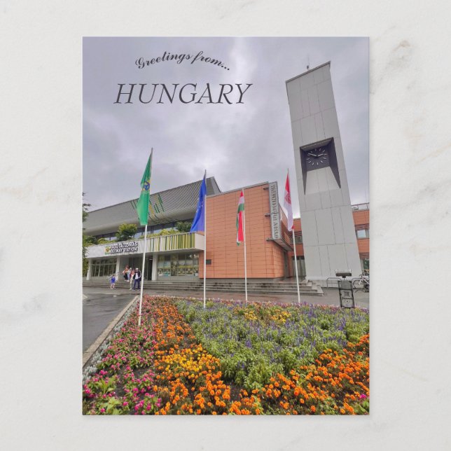 Cartão Postal Railway Station in Sopron Hungary (Frente)