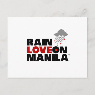 Cartão Postal Rain Love on Manila Postcard