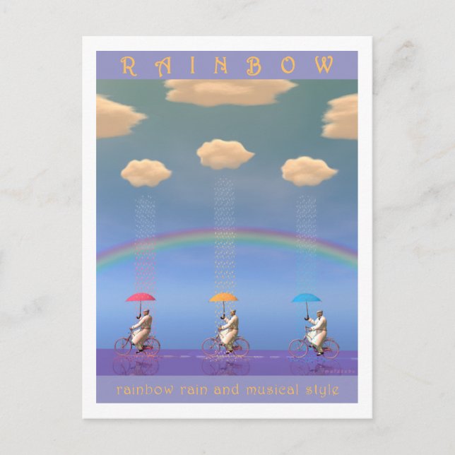 Cartão postal RAINBOW (Frente)