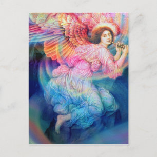 Cartão Postal Rainbow Angel