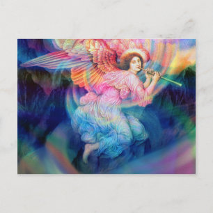 Cartão Postal Rainbow Angel