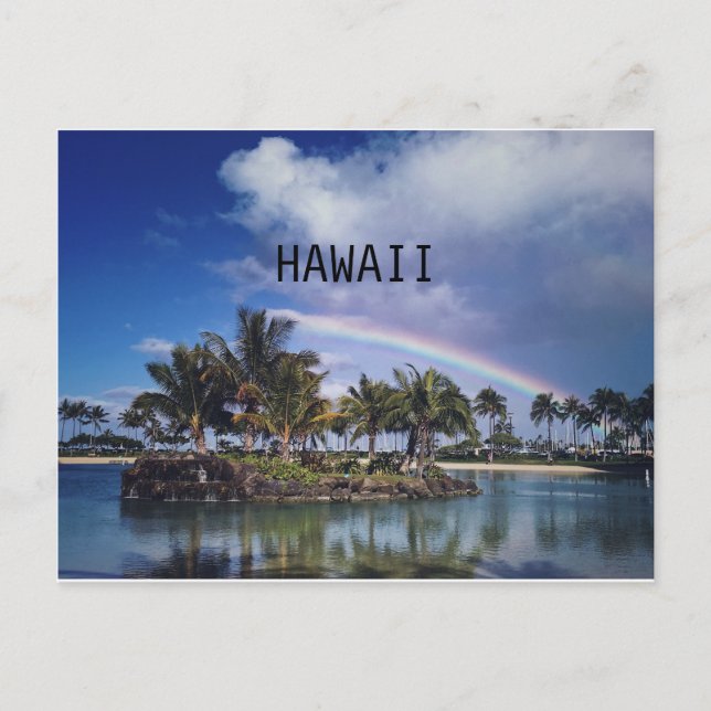 CARTÃO POSTAL RAINBOW DE HAWAII (Frente)