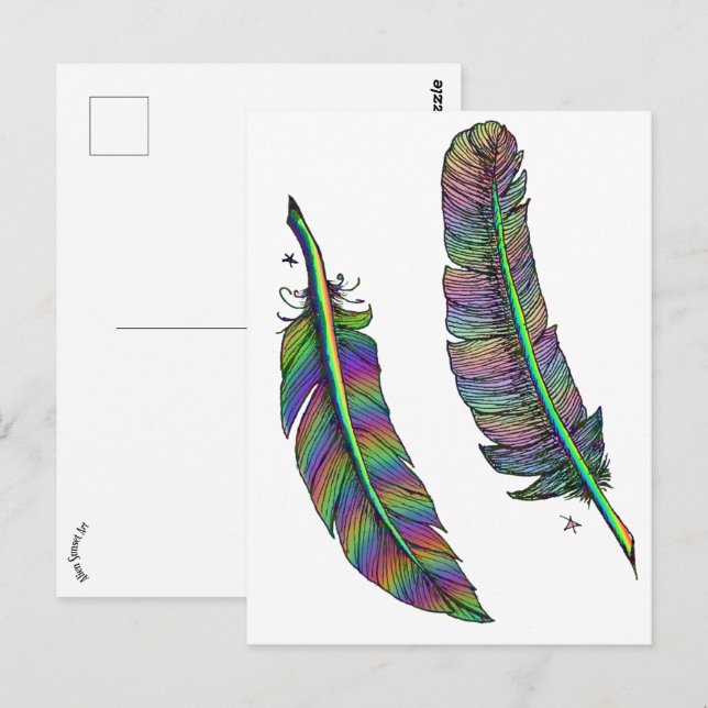 Cartão Postal Rainbow FePenas (Frente/Verso)