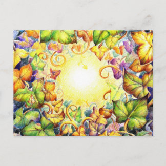 Cartão Postal Rainbow Ivy Eye