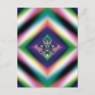 Cartão Postal Rainbow Jewelry