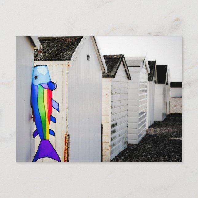 Cartão Postal Rainbow - Kite Colorido (Frente)