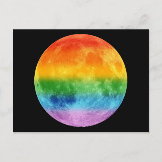 Cartão Postal Rainbow Moon