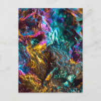 Rainbow Oil Slick Crystal Rock