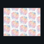 Cartão Postal Rainbow Pastel Daisies Padrão Colorido da Flor<br><div class="desc">Um cartão postal bonito com um padrão de margarida colorido. Personalize este cartão com o seu próprio texto no verso! Procure mais no meu compro!</div>