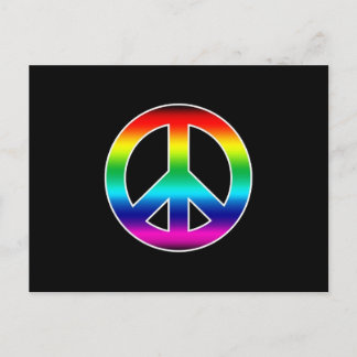 CARTÃO POSTAL RAINBOW PEACE