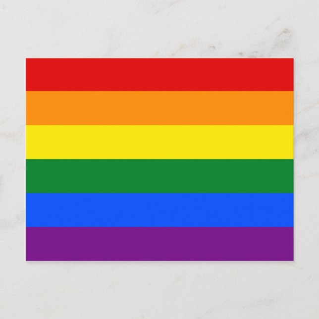 Cartão Postal Rainbow Pride (Frente)