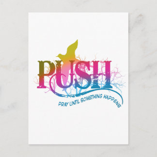 Cartão Postal Rainbow PUSH