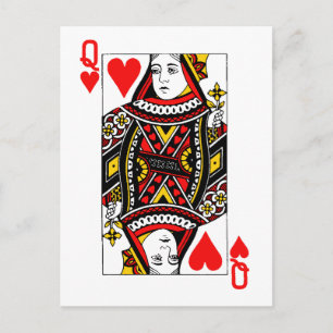Cartão Postal Rainha Antiga do Coração