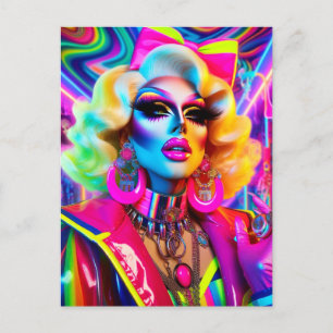 Cartão Postal Rainha Arrasta dos anos 80