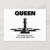 Rainha Chess, Tenha Consciência Que Pode Se Mover