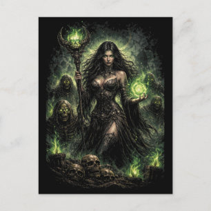 Cartão Postal Rainha da Chama Verde