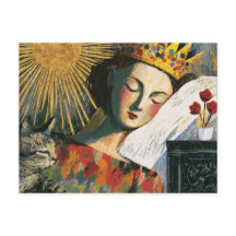 Rainha da Fantasia e Seu Gato na Cama