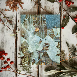 Cartão Postal Rainha da Neve Vintage Edmund Dulac