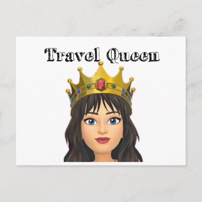 Cartão Postal Rainha das Viagens (Frente)