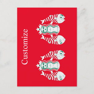 Cartão Postal Rainha de Coroa Estelar Sereia Thunder_Cove