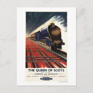 Cartão Postal Rainha de Scots Pullman Train
