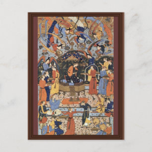 Cartão Postal Rainha De Sheba Por Persischer Meister (Melhor Qua