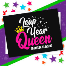 Rainha do Ano Bissexto 29 de Fev Aniversário Nasci