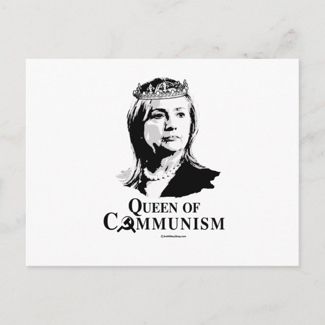 Cartão Postal Rainha do Comunismo (Frente)