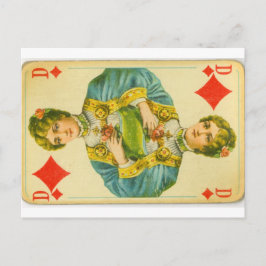 Cartão Postal Rainha do Victorian dos diamantes