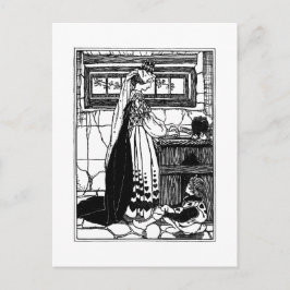 Cartão Postal Rainha dos Corações a Baking Tarts