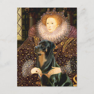Cartão Postal Rainha Elizabeth I - Rottweiler