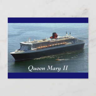 Cartão Postal Rainha Mary II, Rainha Mary II