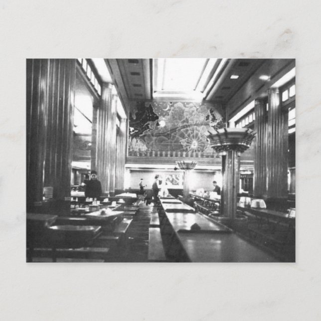 Cartão Postal Rainha Mary RMS - Durante a Construção (Frente)