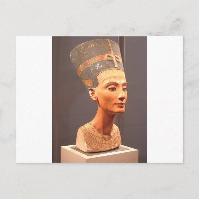 Cartão Postal Rainha Nefertiti (Frente)