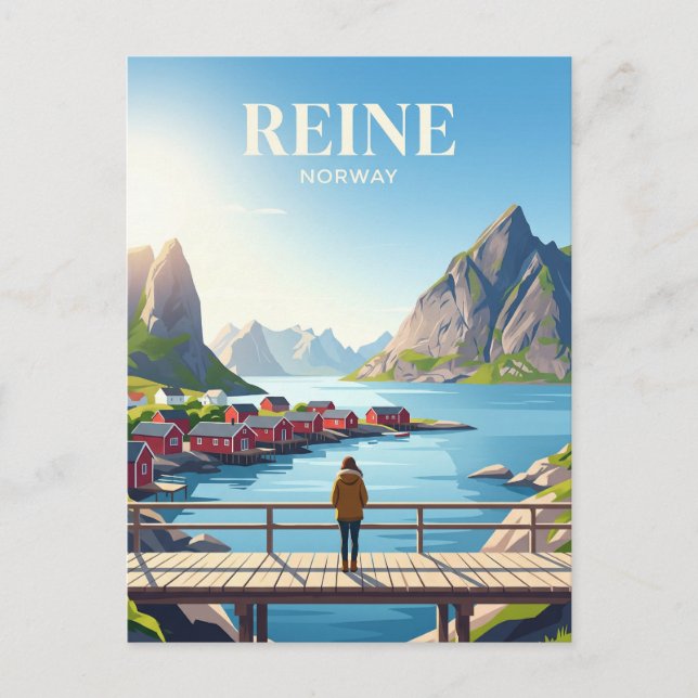 CARTÃO POSTAL RAINHA NORUEGA (Frente)