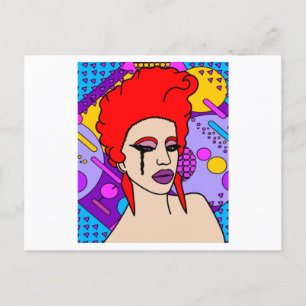 Cartão Postal Rainha Orgulhosa Inspirou