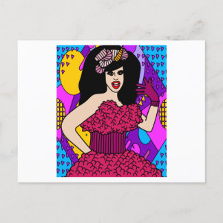 Cartão Postal Rainha Orgulhosa Inspirou