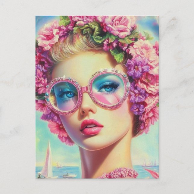 Cartão Postal Rainha Tropical Glamor (Frente)